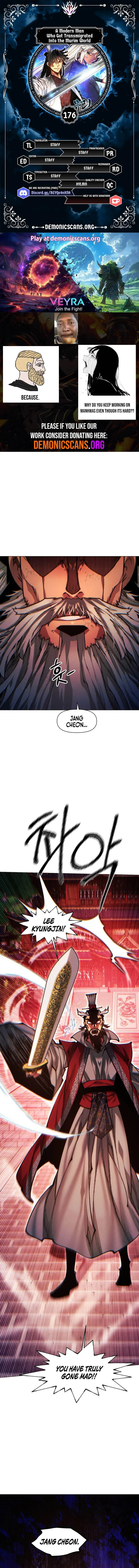 A Modern Man Who Got Transmigrated Into the Murim World Chapter 176 – Page 1