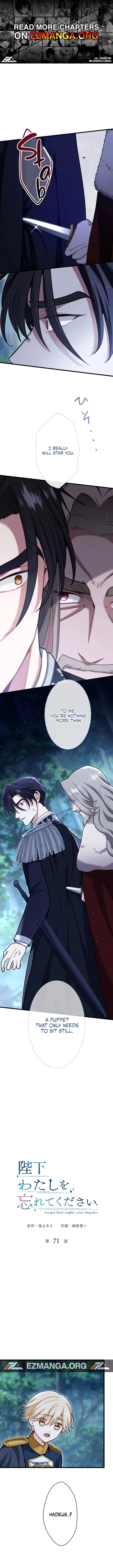 Forget That Night, Your Majesty Chapter 71 – Page 1