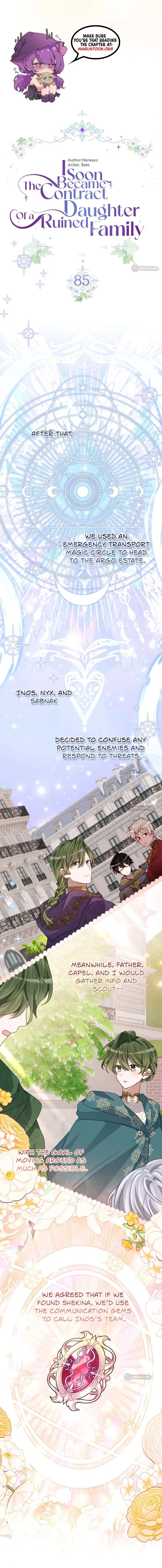 I Became the Contract Daughter of the soon-to-be-ruined Family Chapter 85 – Page 6