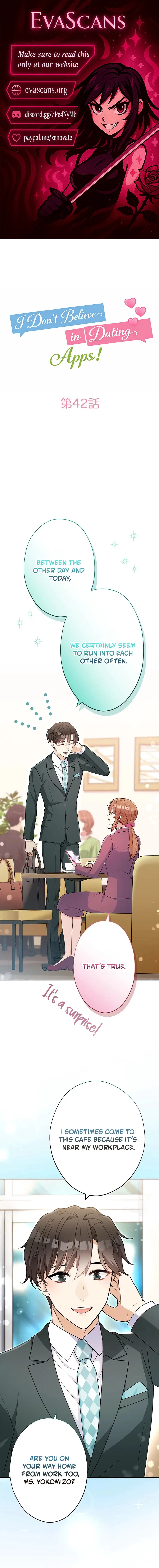 I Don’t Believe in Dating Apps! Chapter 42 – Page 1