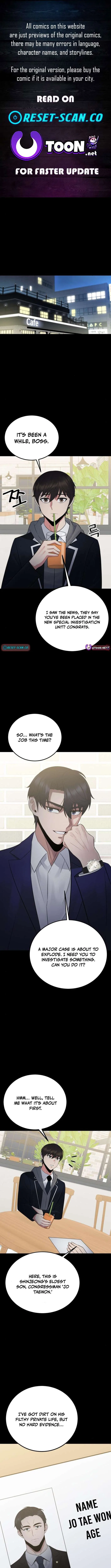 The Reincarnated Cop Who Strikes With Wealth Chapter 45 – Page 1