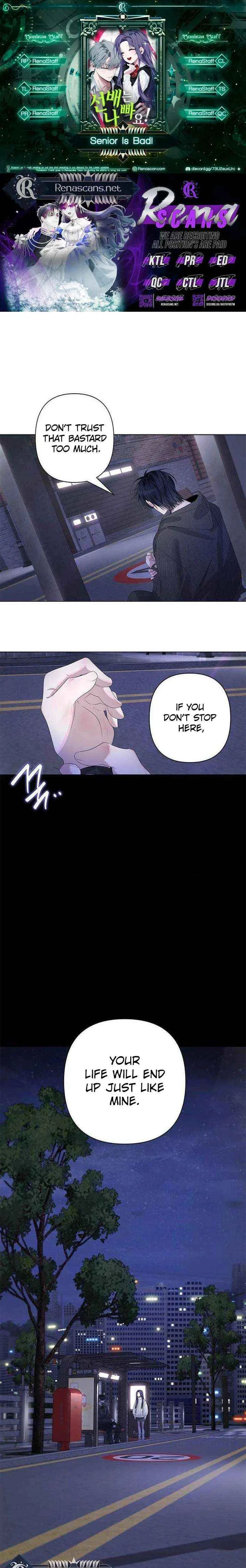 Senior Is Bad! Chapter 75 – Page 1