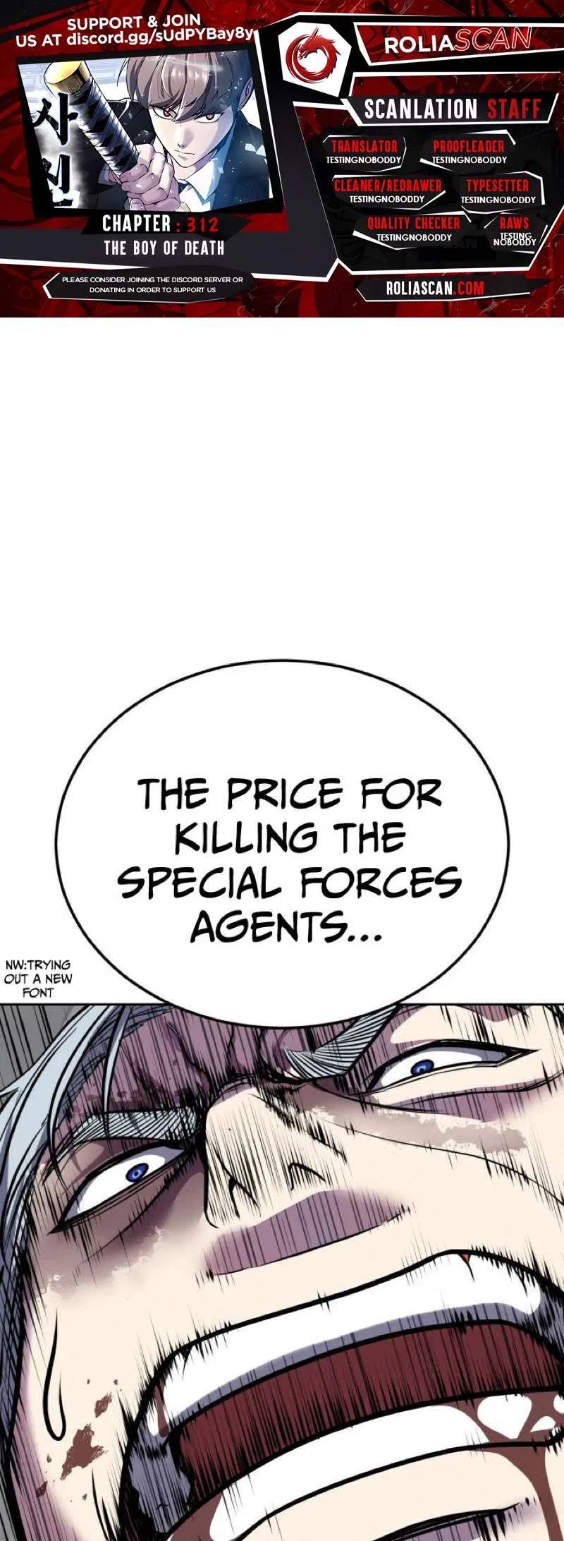The Boy of Death Chapter 312 – Page 1