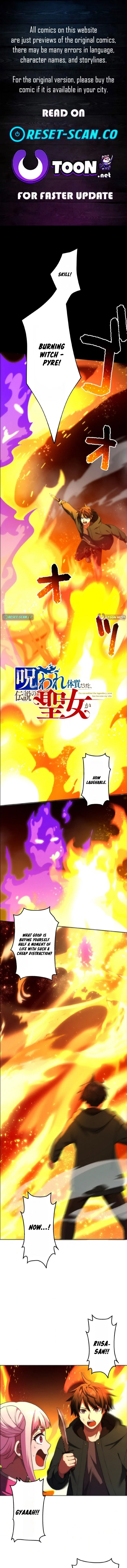 I May Be Cursed, But the Legendary Saint Is on My Side Chapter 17 – Page 1