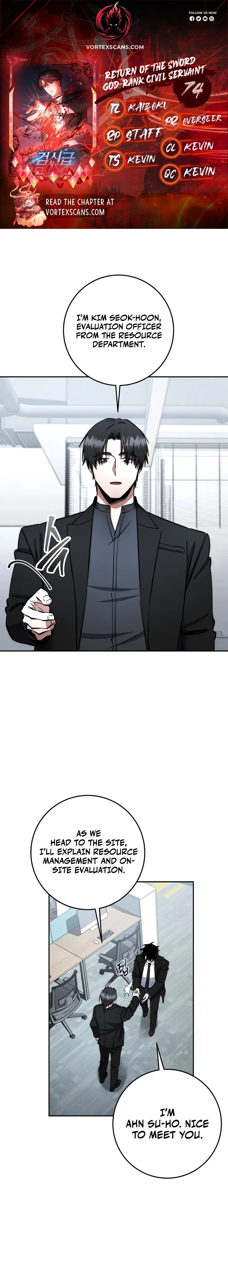 Return of the Sword God-Rank Civil Servant Chapter 74 – Page 1