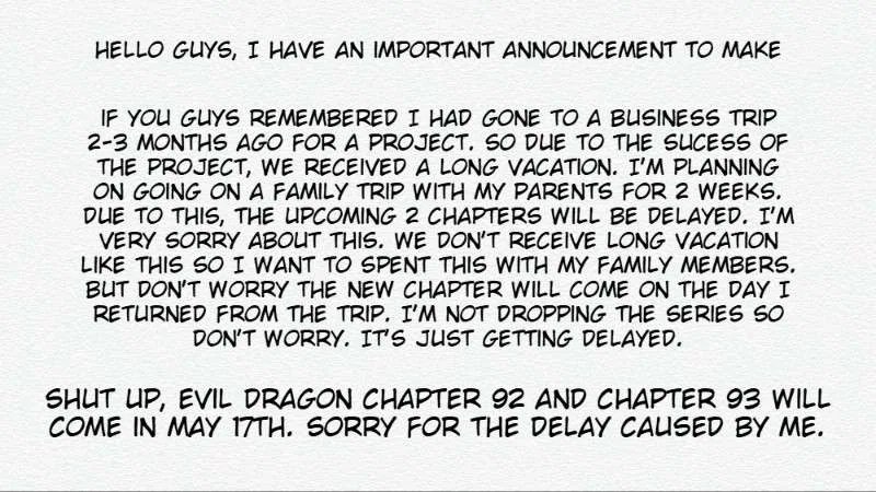 Shut up, Evil Dragon, I don’t want to raise a child with you anymore Chapter 91 – Page 17