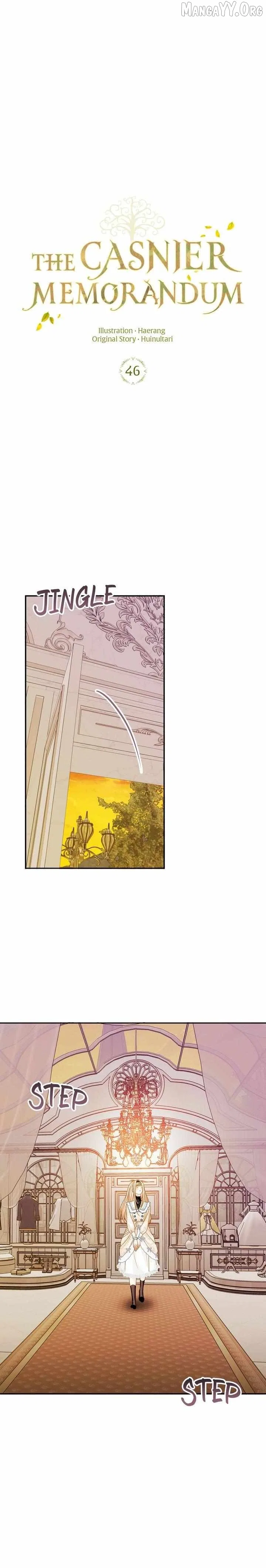 Cassnier’s Secret Memoirs Chapter 46 – Page 1