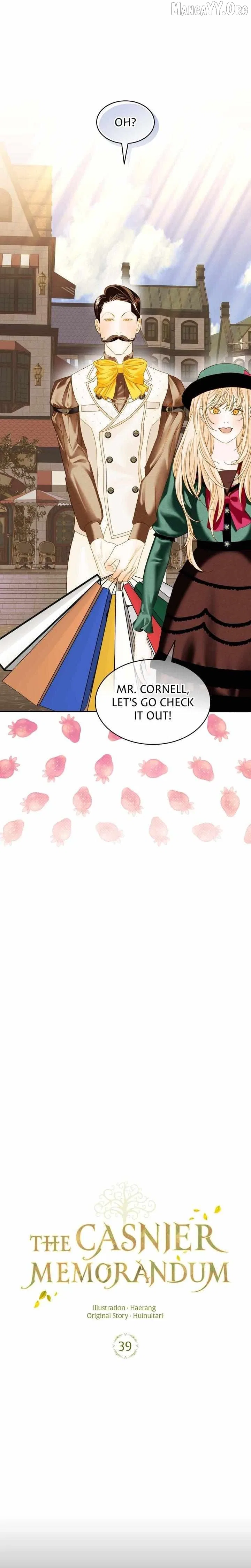 Cassnier’s Secret Memoirs Chapter 39 – Page 1