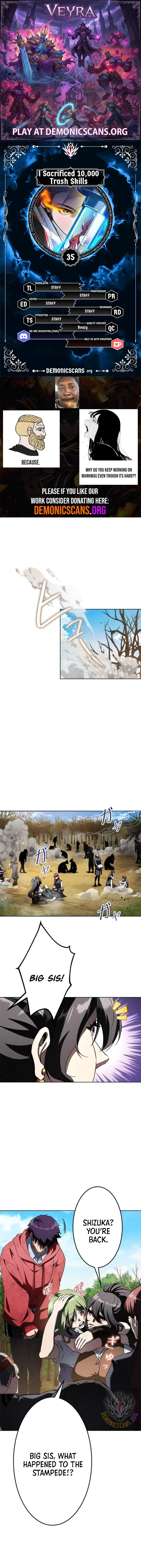 I Sacrificed 10,000 Trash Skills to Obtain a S-Tier Skill and Became Unrivaled Chapter 35 – Page 1