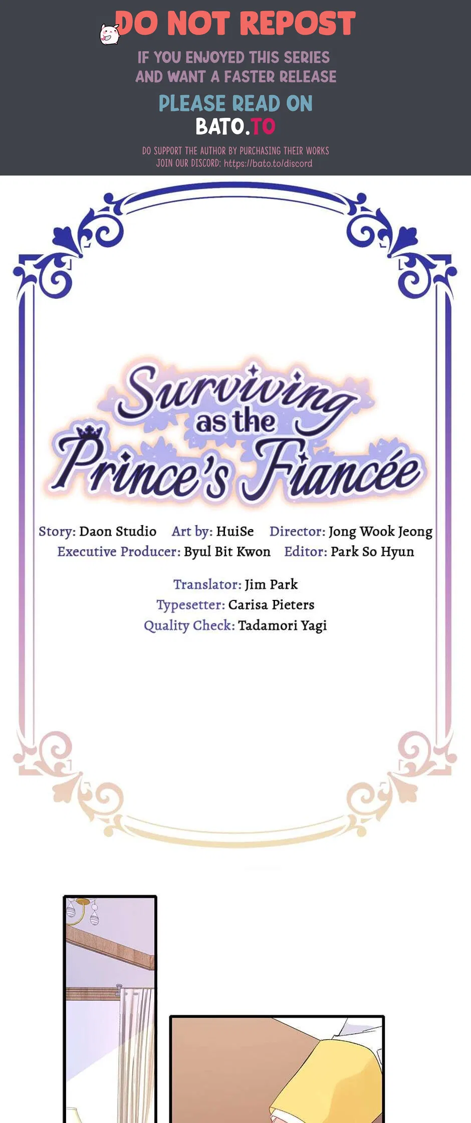 Surviving as the Prince’s Fiancée Chapter 74 – Page 1