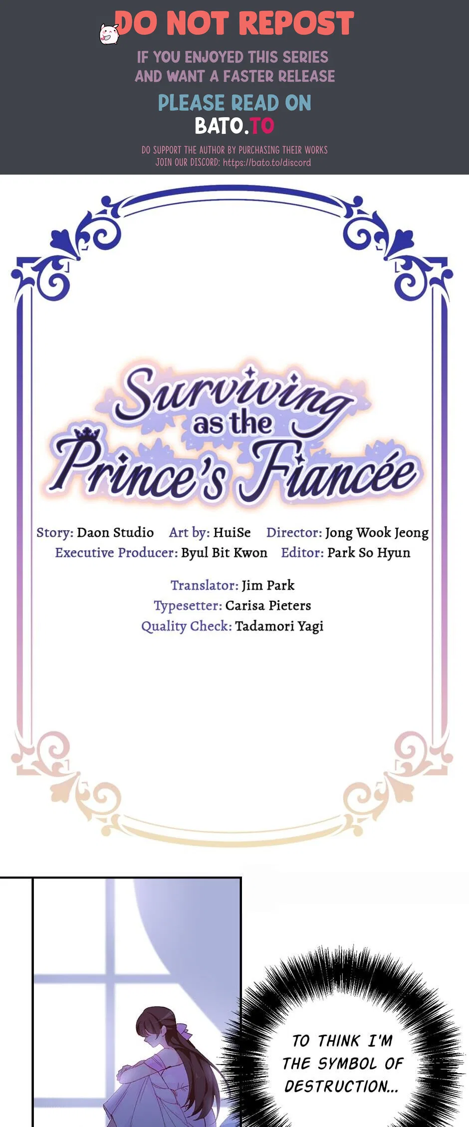 Surviving as the Prince’s Fiancée Chapter 73 – Page 1
