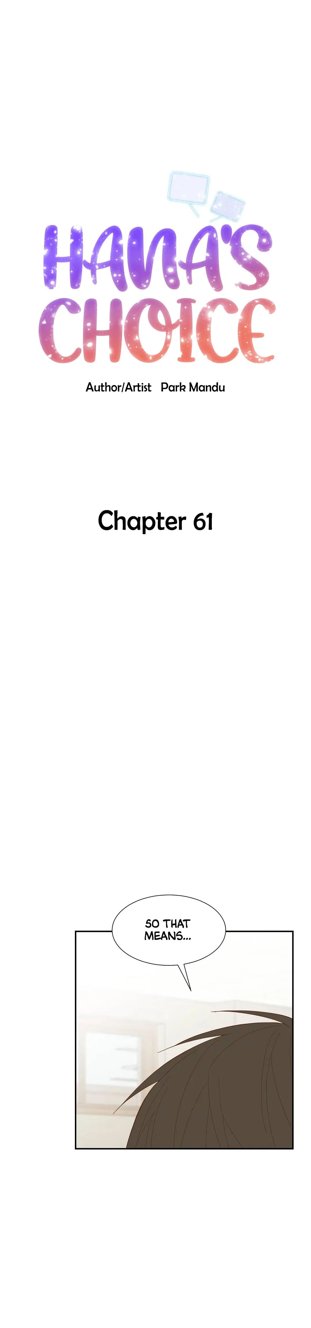 Hana’s Choice Chapter 61 – Page 1