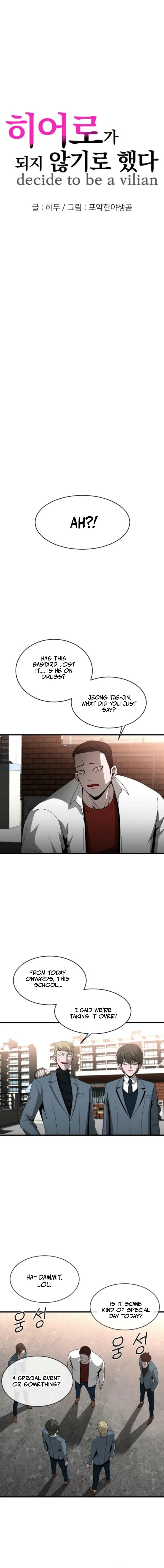 Decide To Be A Villain Chapter 11 – Page 2