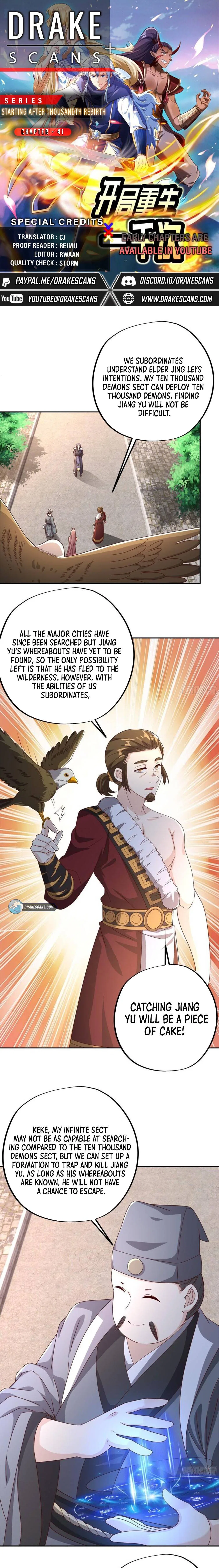 Starting After Thousandth Rebirth Chapter 41 – Page 1