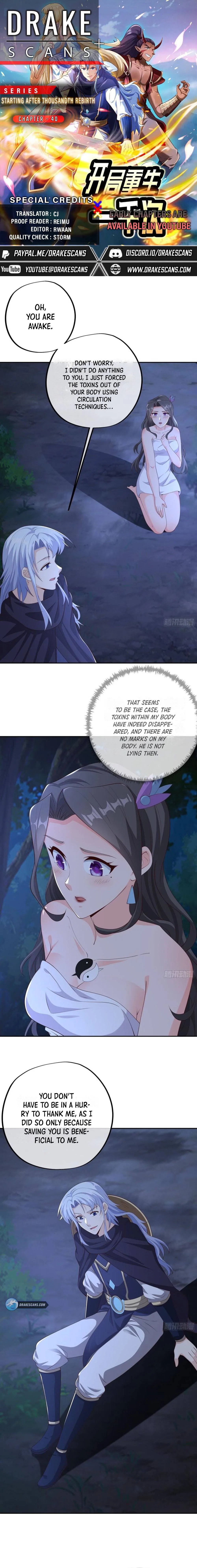 Starting After Thousandth Rebirth Chapter 40 – Page 1