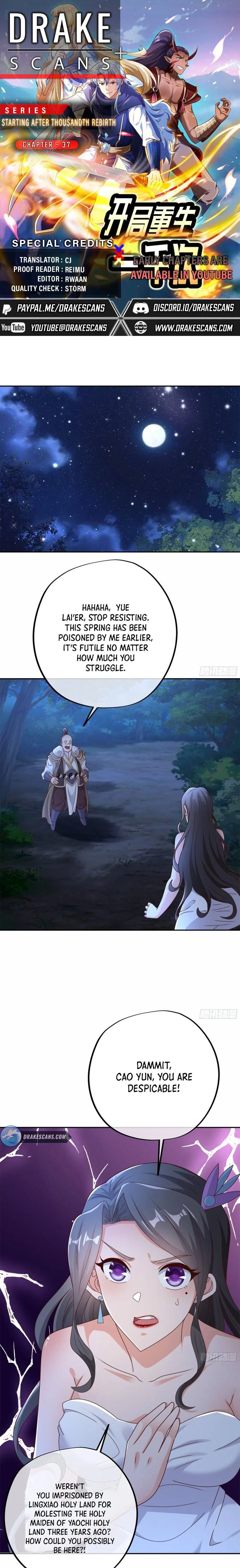 Starting After Thousandth Rebirth Chapter 37 – Page 1
