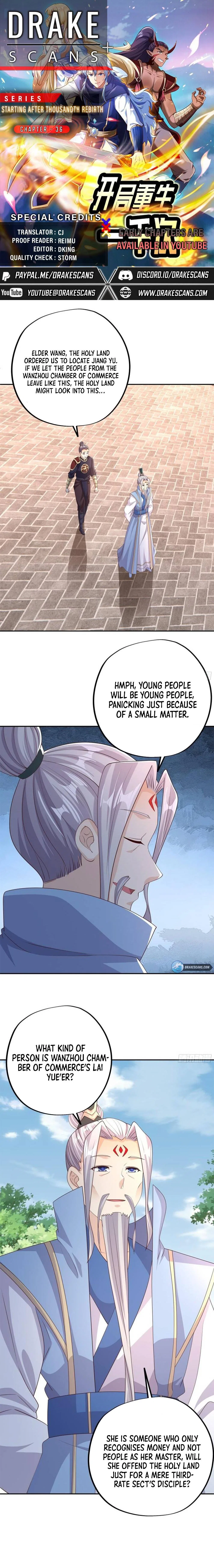 Starting After Thousandth Rebirth Chapter 36 – Page 1