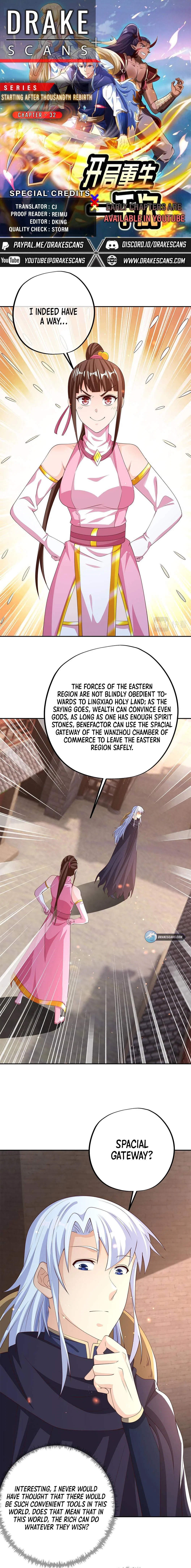 Starting After Thousandth Rebirth Chapter 32 – Page 1