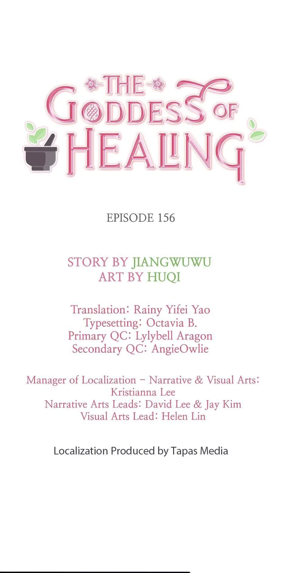 The Goddess of Healing Chapter 156 – Page 1