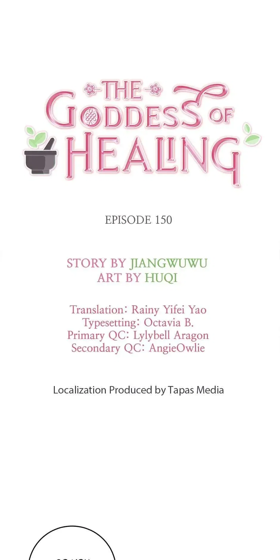 The Goddess of Healing Chapter 150 – Page 1