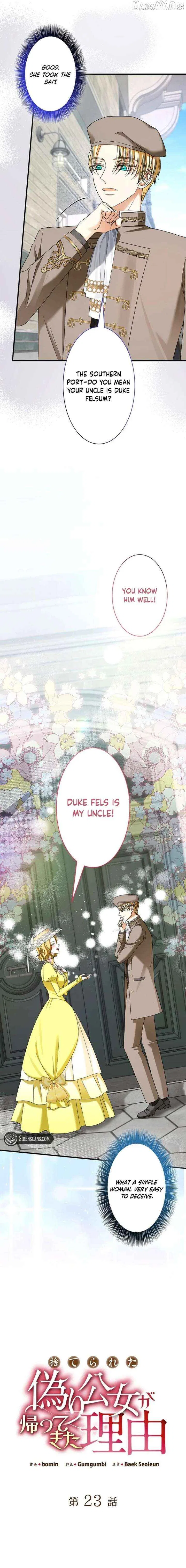 The Reason the Abandoned Fake Princess Returned Chapter 23 – Page 5