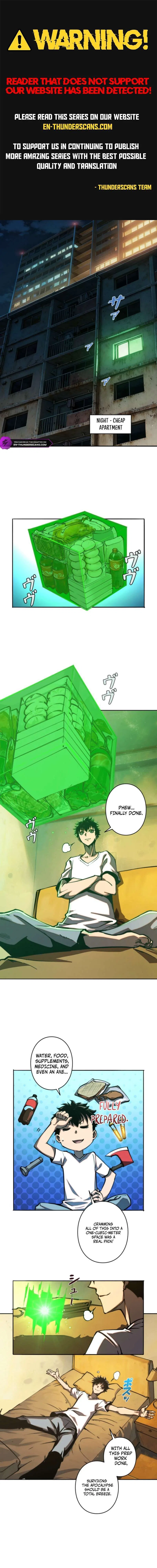 I Gained Power in a Post-Apocalyptic World and Became Unrivaled in the Real World Chapter 5 – Page 1