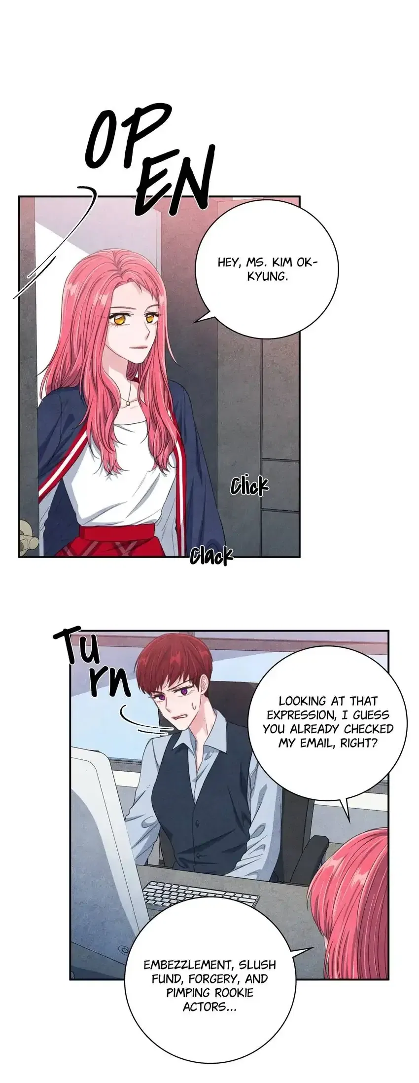 Backstage Kiss Scene Chapter 50 – Page 33