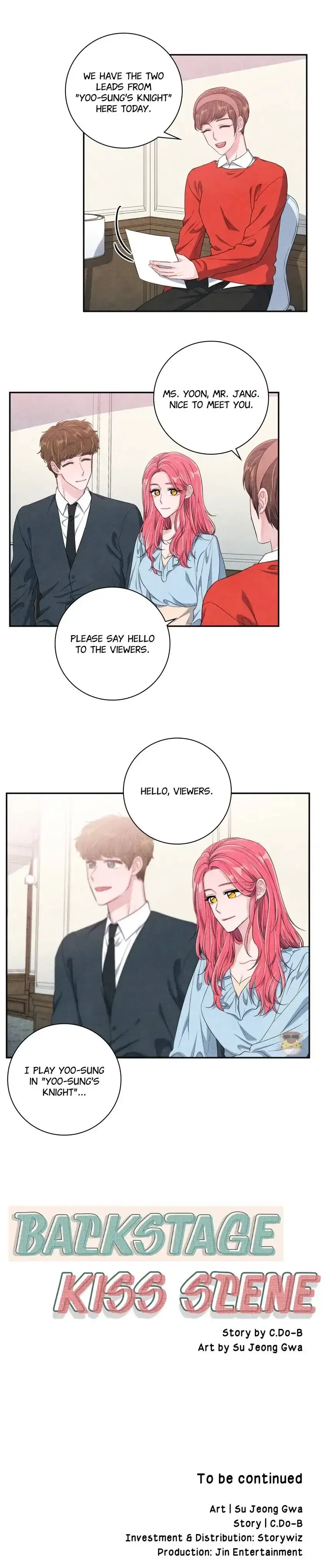 Backstage Kiss Scene Chapter 49 – Page 32