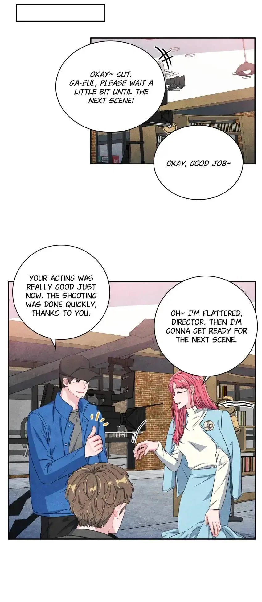 Backstage Kiss Scene Chapter 48 – Page 17