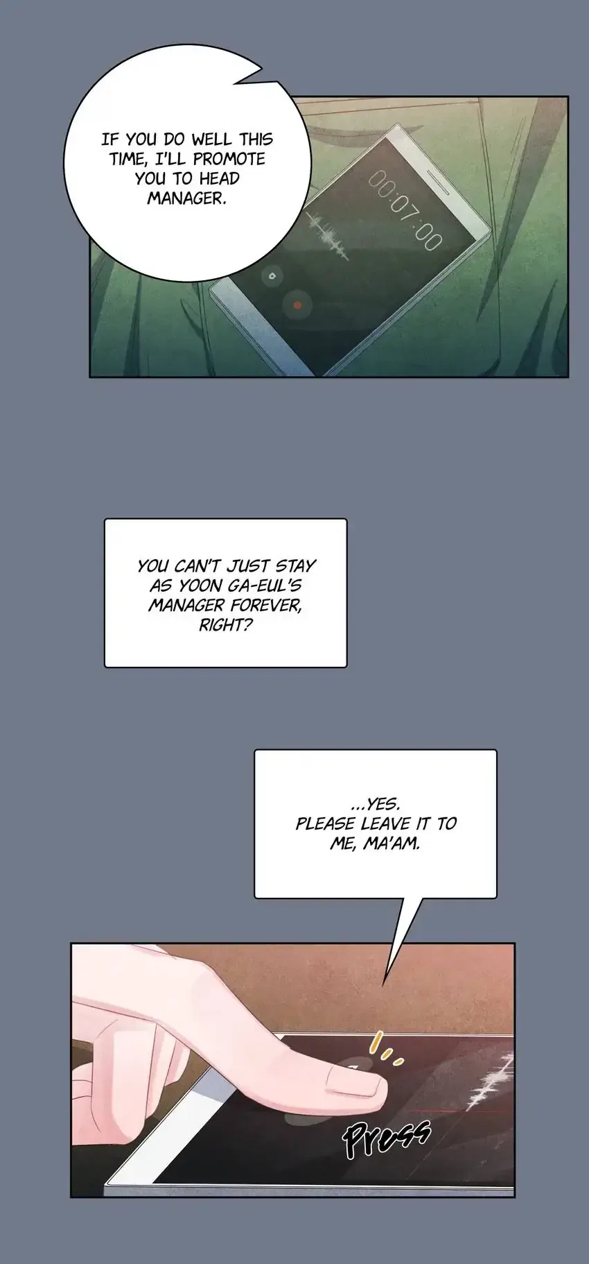 Backstage Kiss Scene Chapter 48 – Page 27