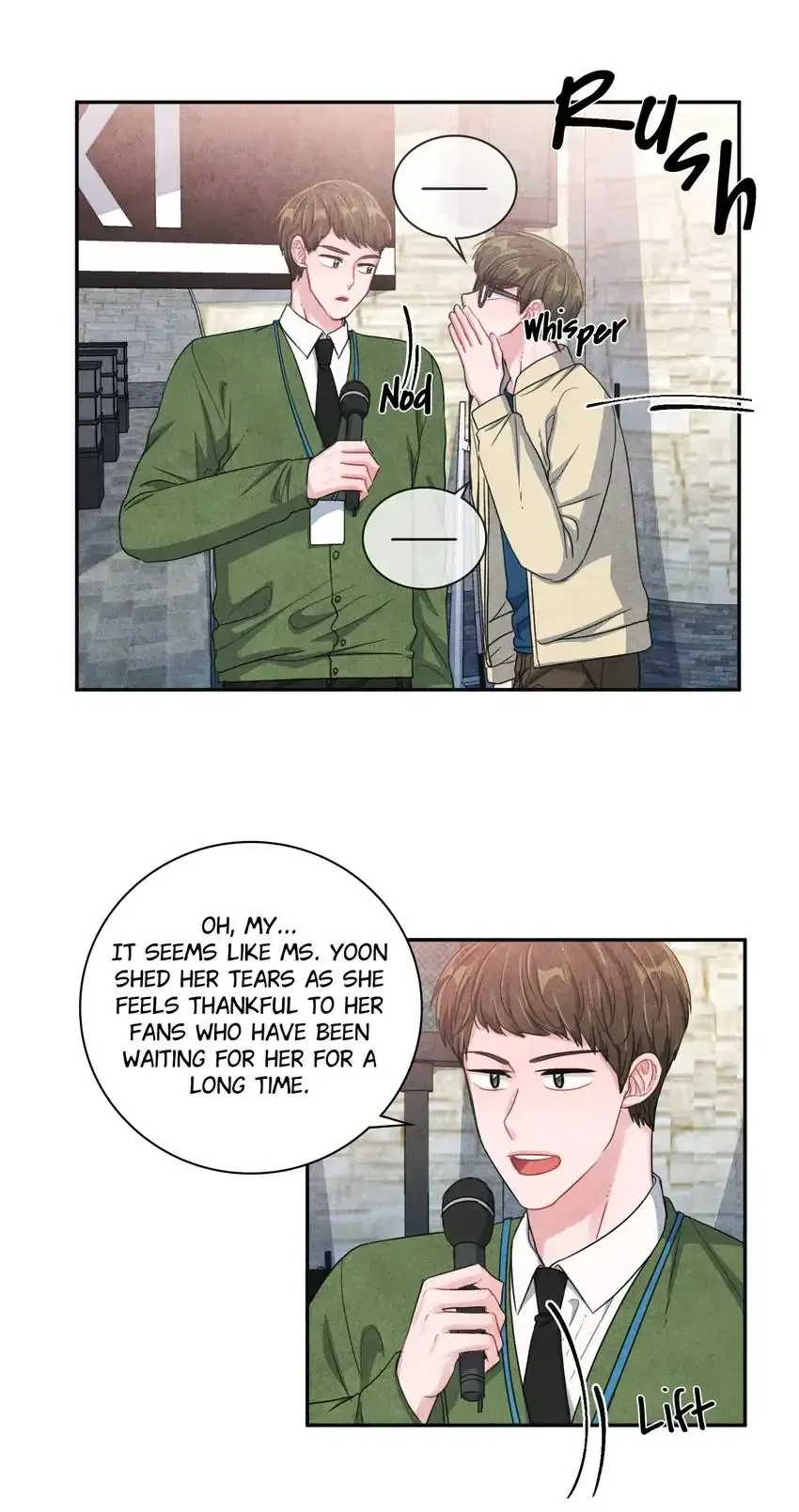 Backstage Kiss Scene Chapter 44 – Page 18