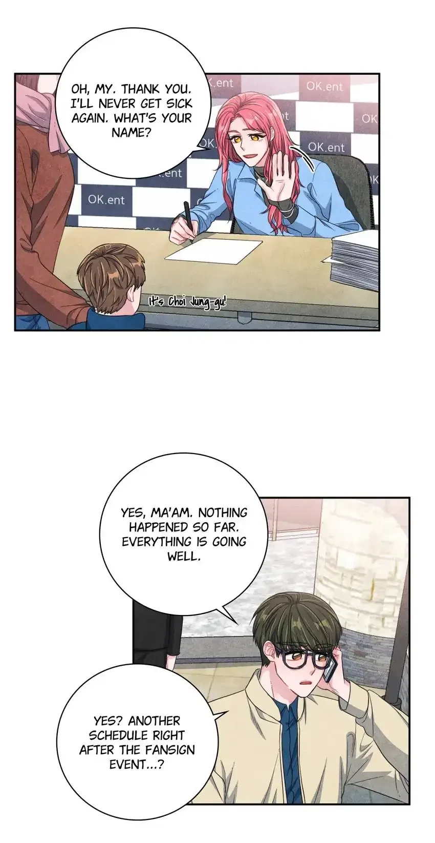 Backstage Kiss Scene Chapter 43 – Page 21
