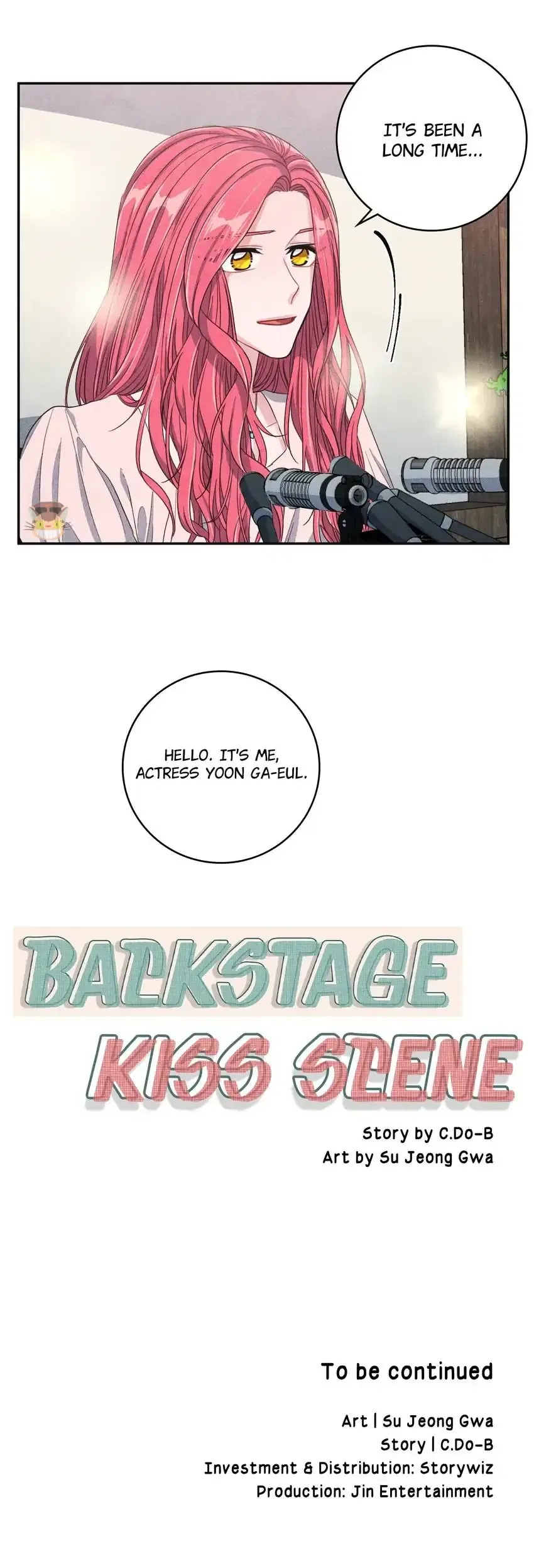 Backstage Kiss Scene Chapter 42 – Page 32