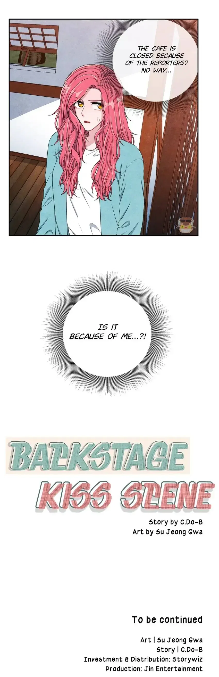 Backstage Kiss Scene Chapter 40 – Page 34