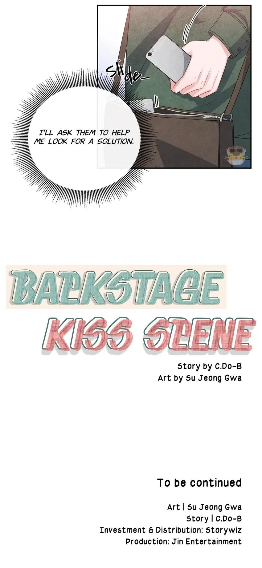 Backstage Kiss Scene Chapter 39 – Page 36