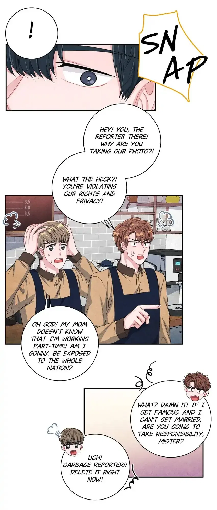 Backstage Kiss Scene Chapter 38 – Page 32