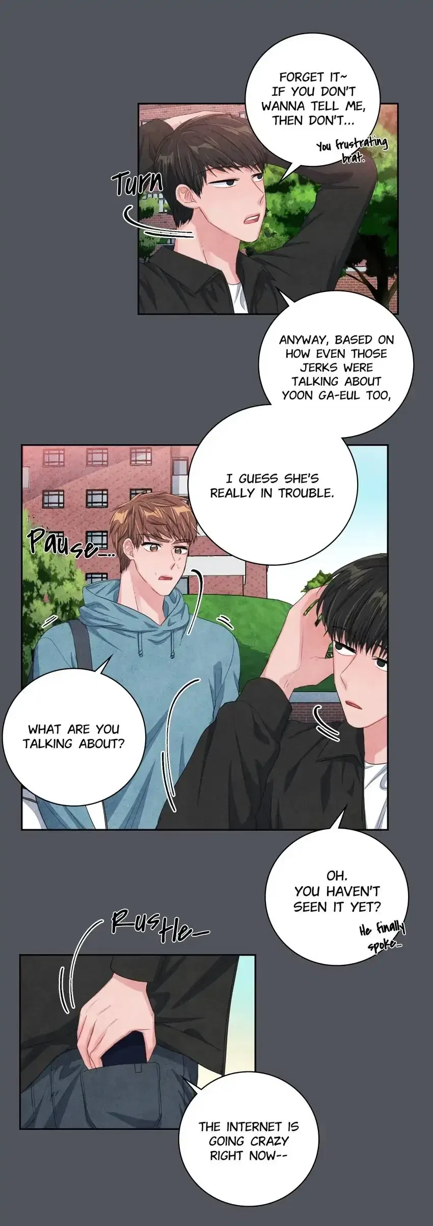 Backstage Kiss Scene Chapter 37 – Page 15