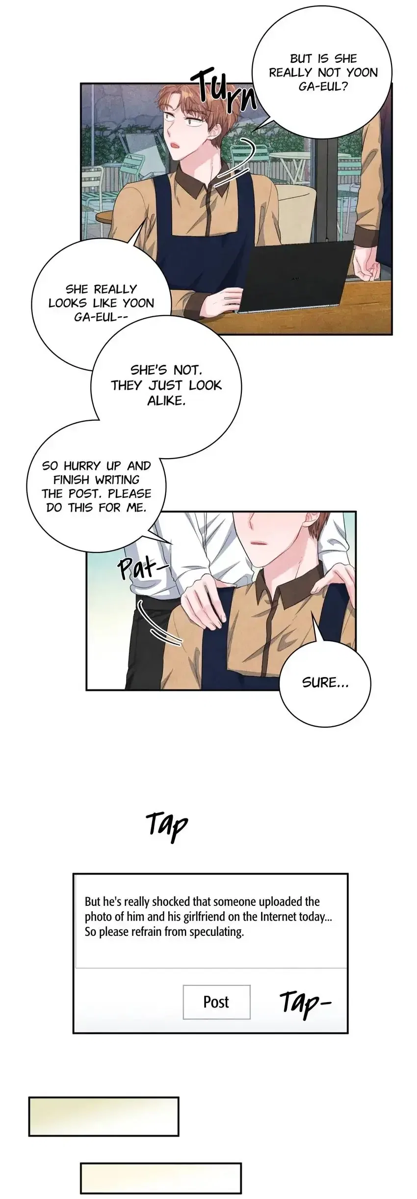 Backstage Kiss Scene Chapter 37 – Page 25