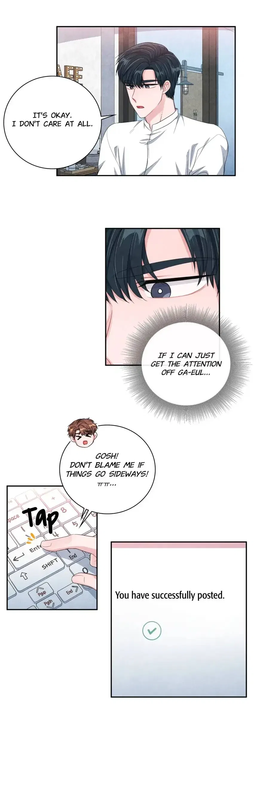 Backstage Kiss Scene Chapter 37 – Page 27