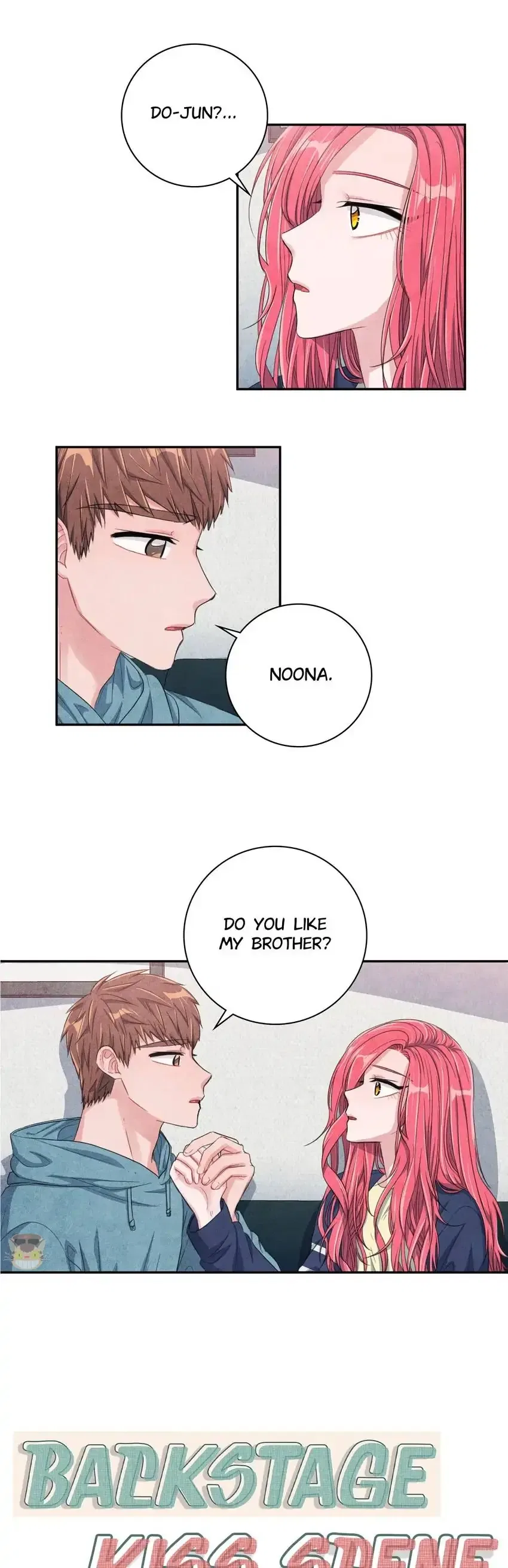 Backstage Kiss Scene Chapter 37 – Page 32