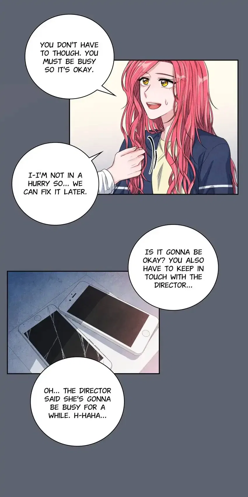 Backstage Kiss Scene Chapter 36 – Page 8