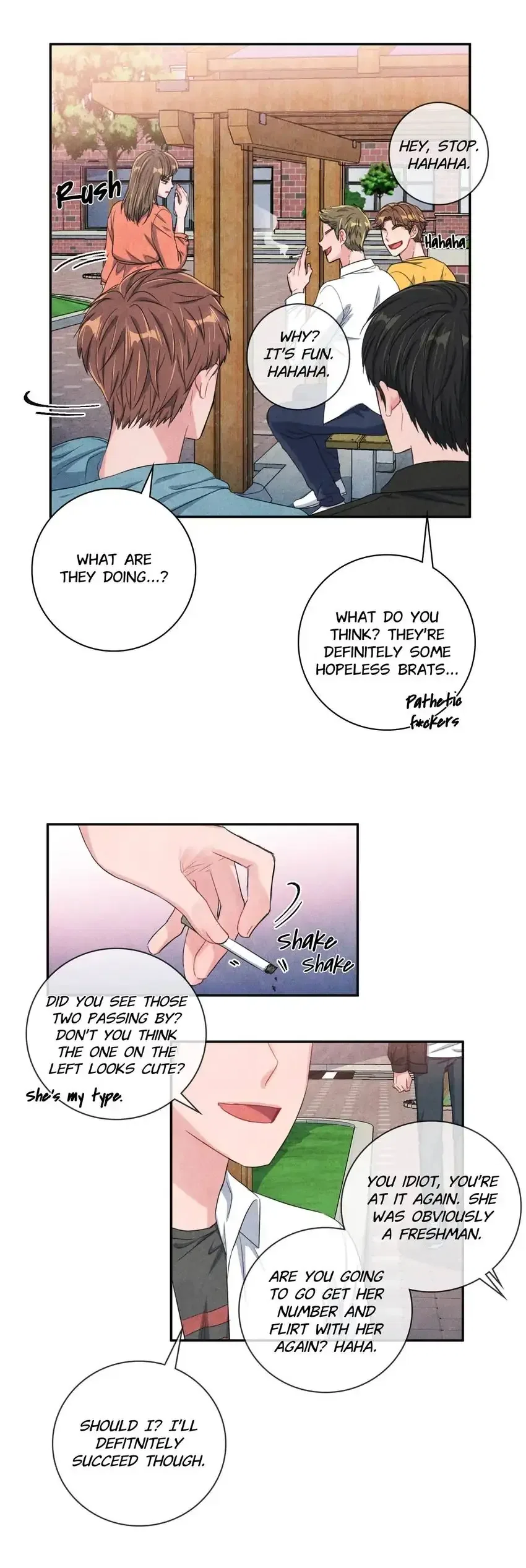 Backstage Kiss Scene Chapter 36 – Page 18