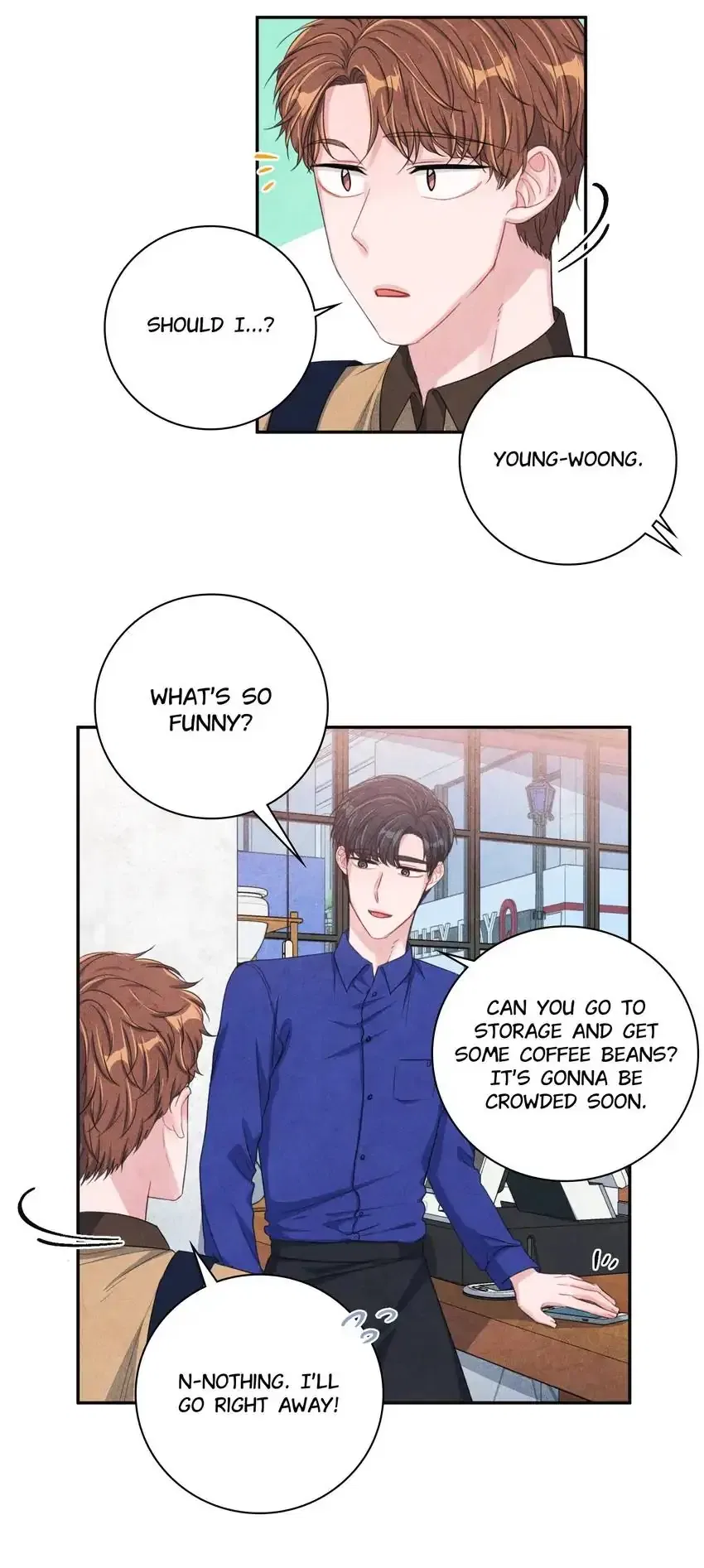 Backstage Kiss Scene Chapter 33 – Page 17