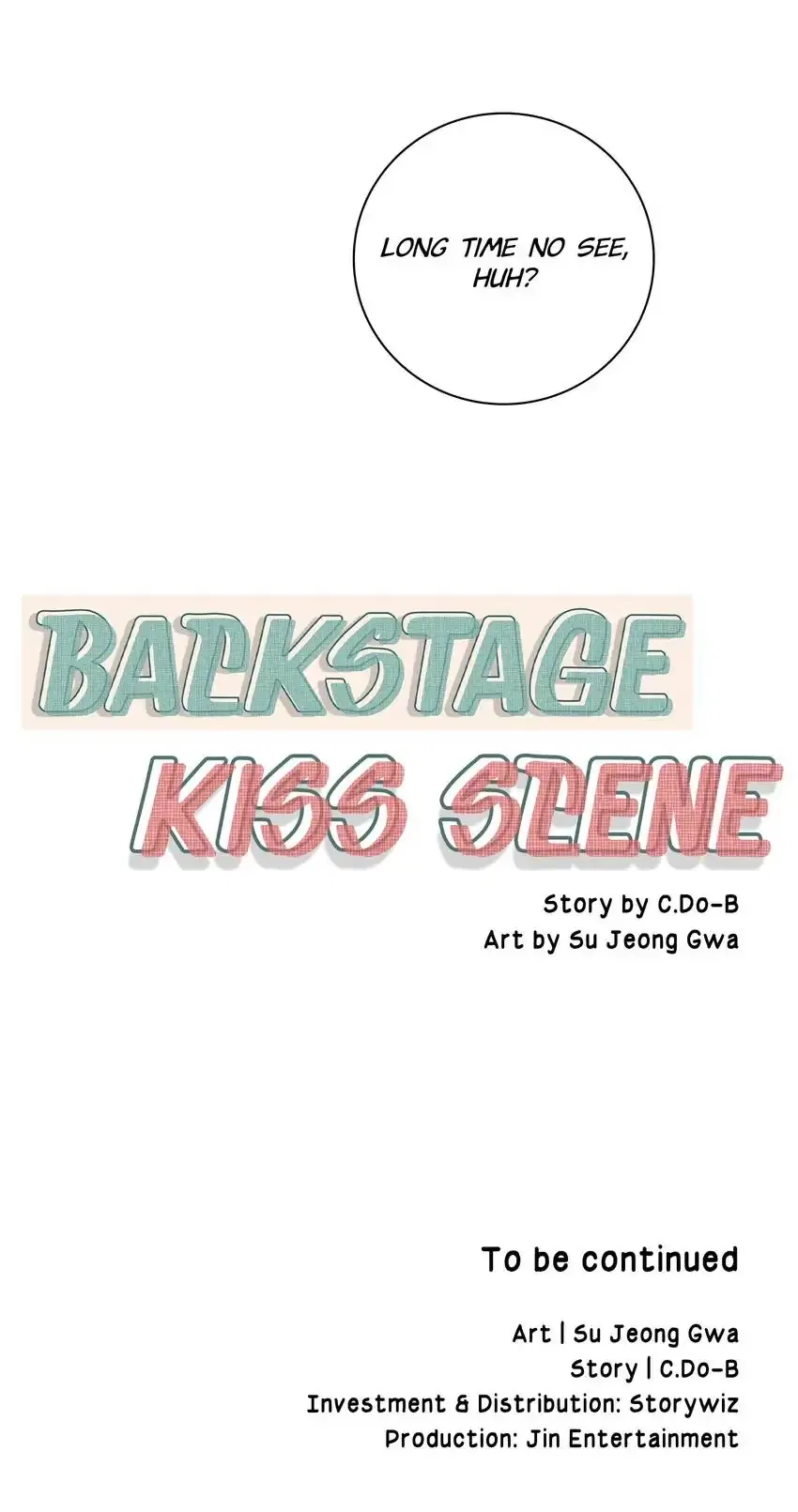 Backstage Kiss Scene Chapter 33 – Page 34