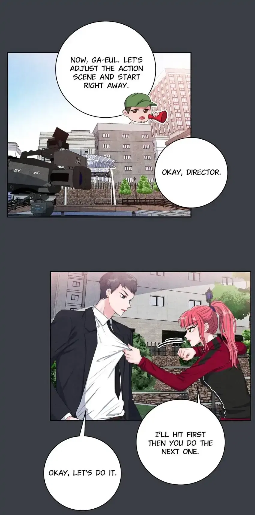 Backstage Kiss Scene Chapter 32 – Page 12