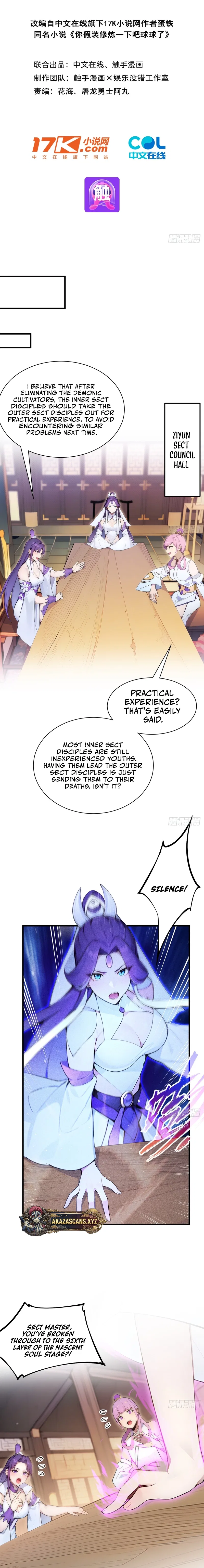 Please Pretend to Cultivate For a While Chapter 20 – Page 1