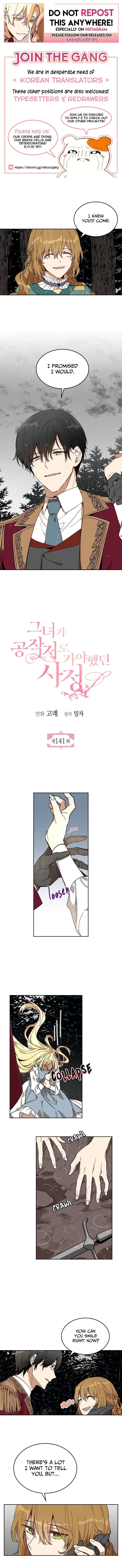 Anime – Why Raeliana Ended up at the Duke’s Mansion Chapter 141 – Page 1