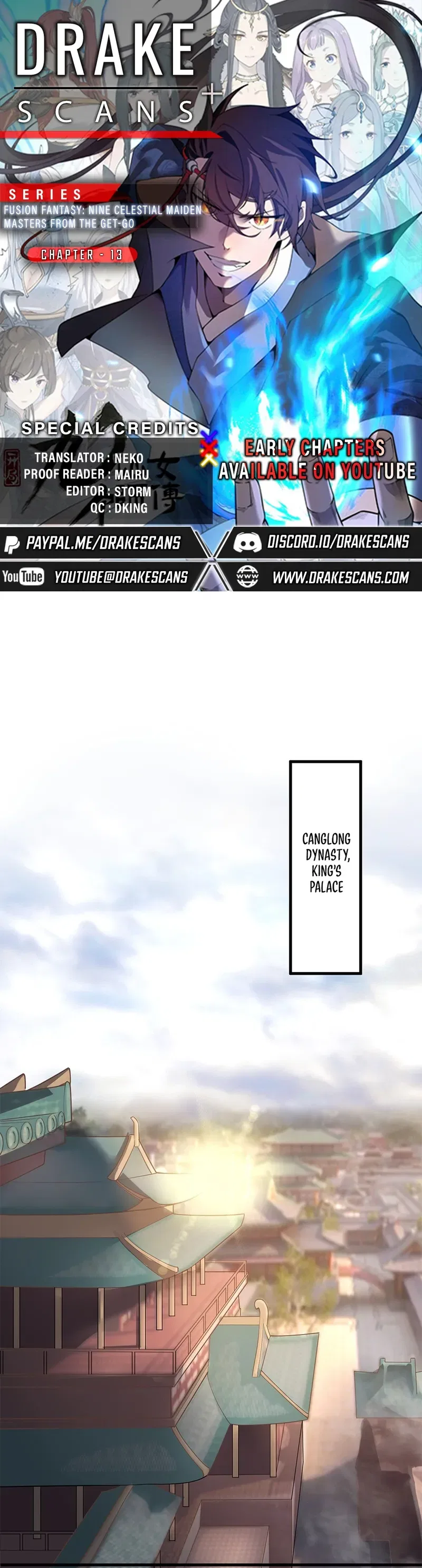 Fusion Fantasy: Nine Celestial Maiden Masters From The Get-Go Chapter 13 – Page 1