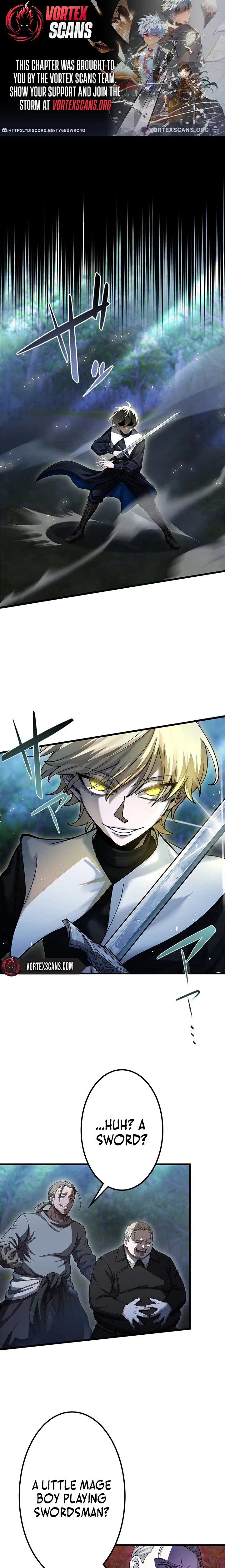 The Sword Saint Reincarnated Into a Noble Mage Family Chapter 15 – Page 1