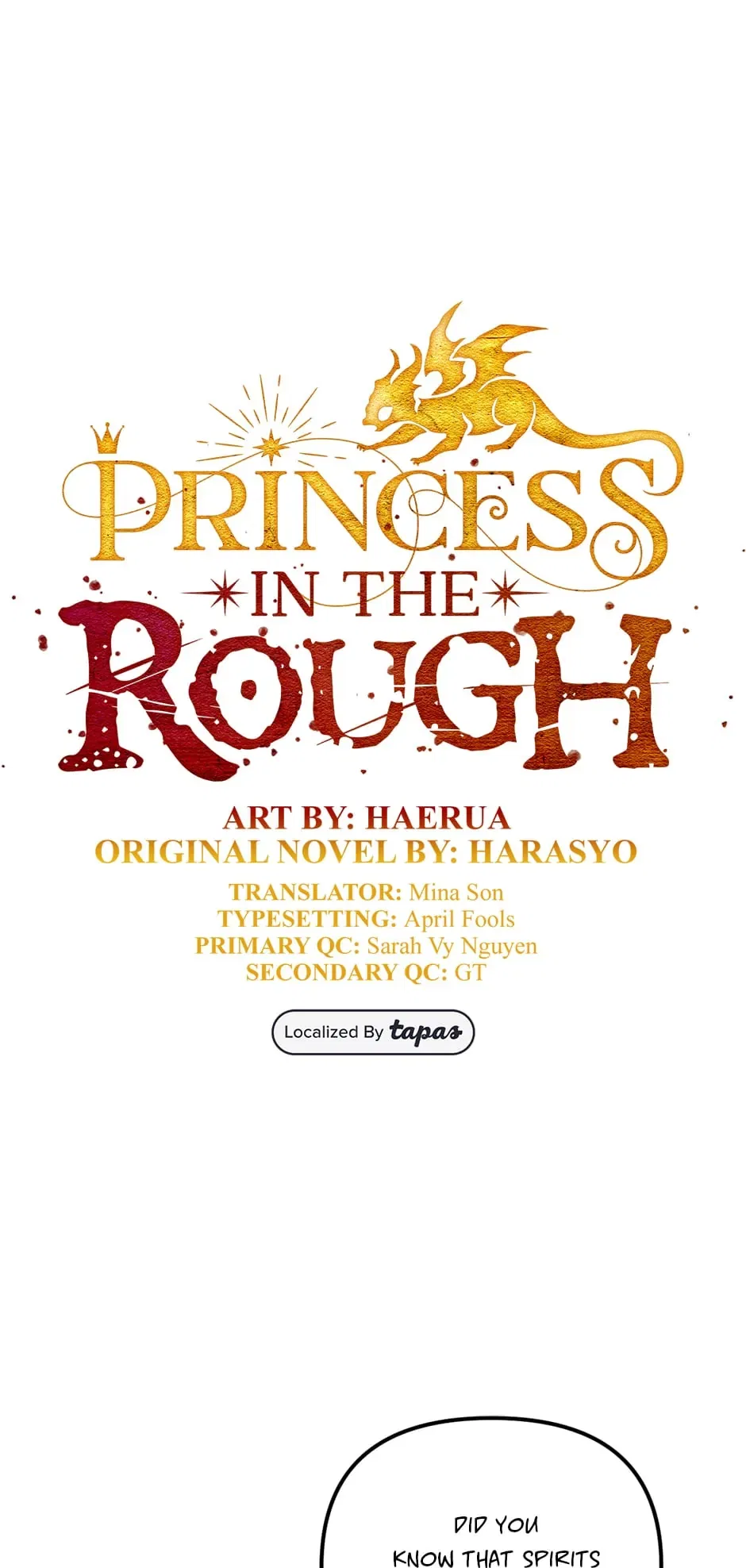 Princess in the Rough Chapter 92 – Page 1
